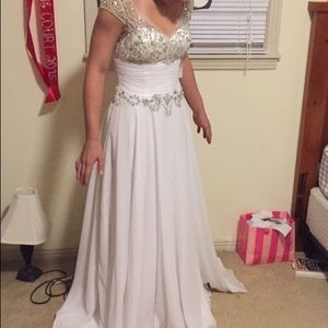 White Formal Gown